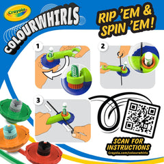 Crayola Colourwhirls adaptor connects components for stable performances.