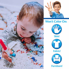 Folder-style packaging doubles as reusable storage for pages and markers