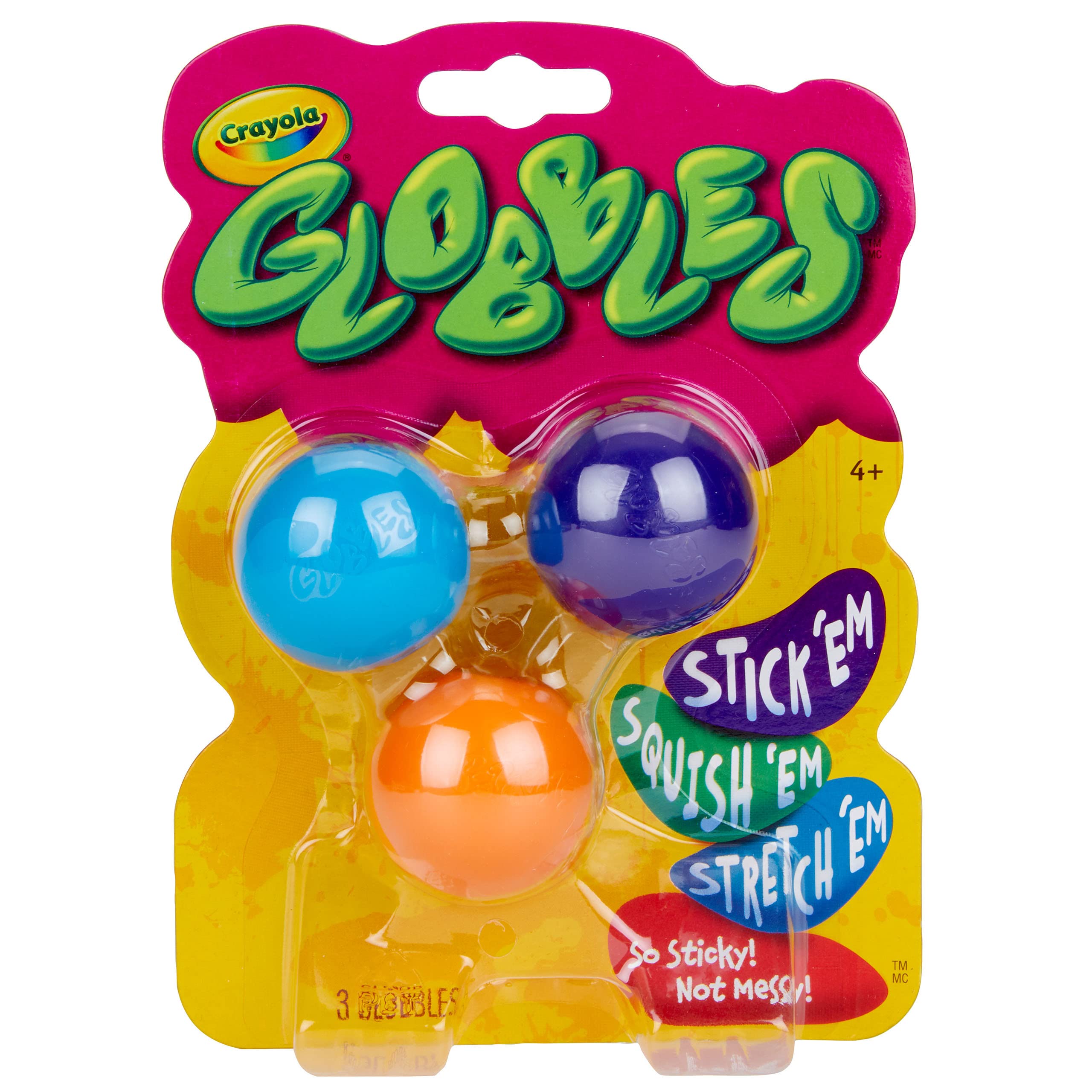 Crayola Globbles 3 in a Package tactile balls for playful squish