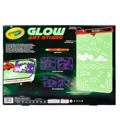 Crayola Glow Art Studio storage hook keeps tools organized
