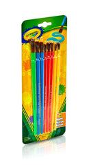 Crayola set with varied brush heads supports detailed lines and broad washes