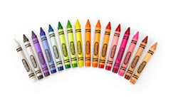 Crayola Large Crayons non-toxic safety for ages 4 and up.