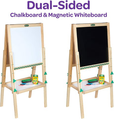 Crayola magnetic dry-erase board on a dual-sided easel.