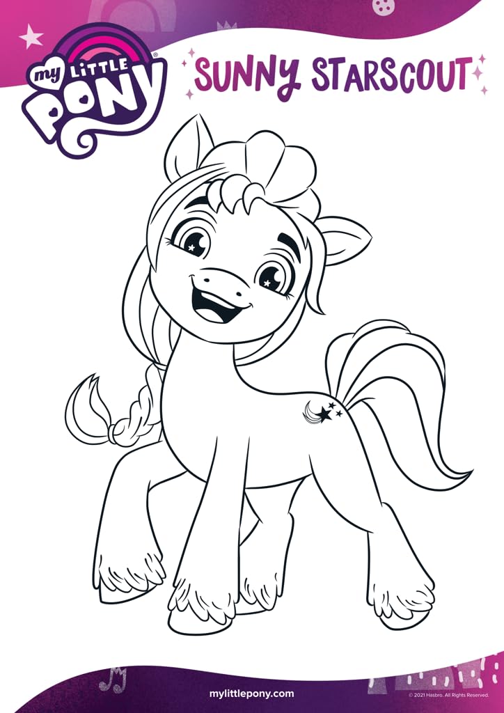 Crayola My Little Pony coloring book for holidays and birthdays