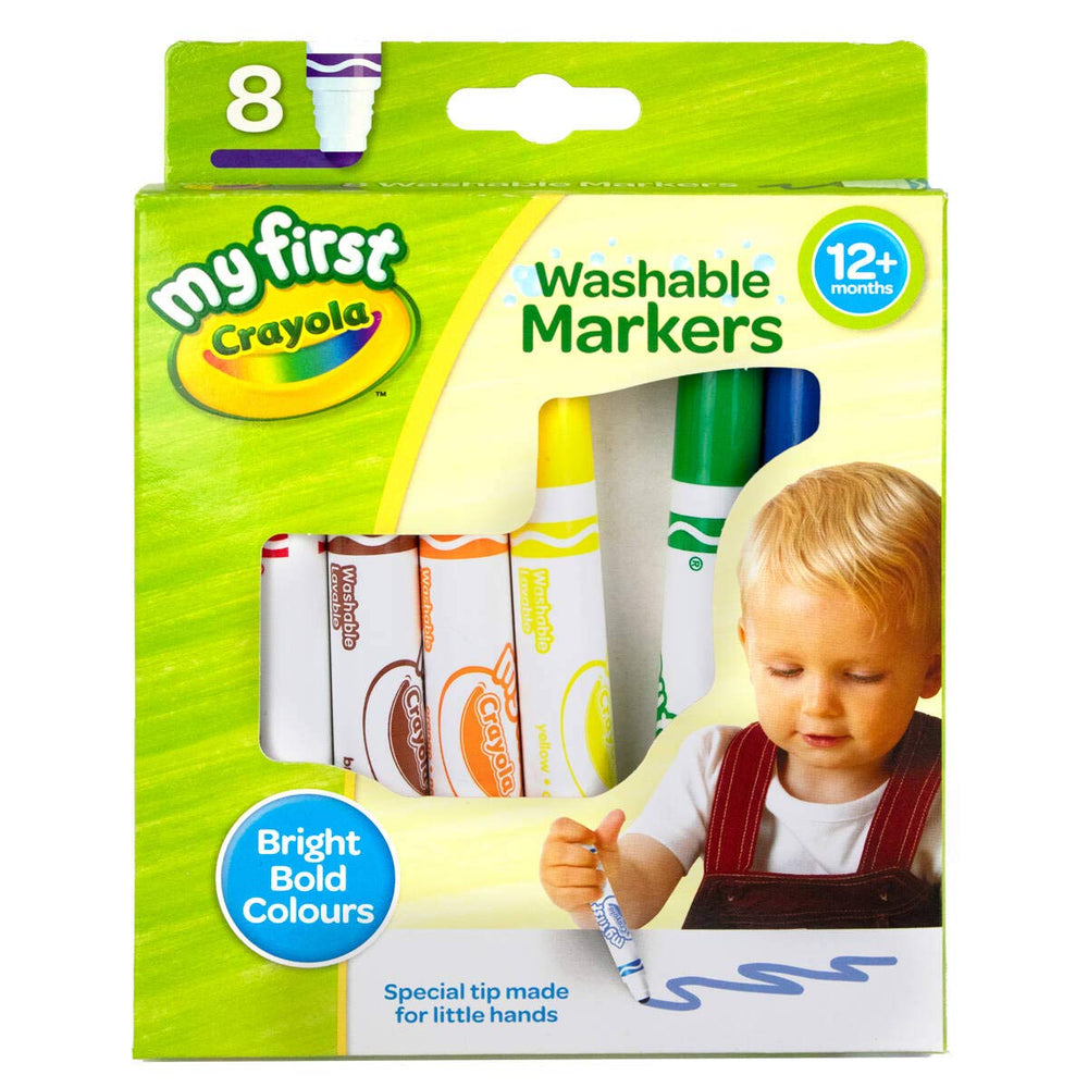 Crayola MyFirst easy-grip markers for tiny hands