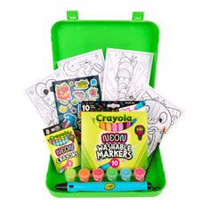 Crayola Neon Art Case sticker sheet to personalize projects