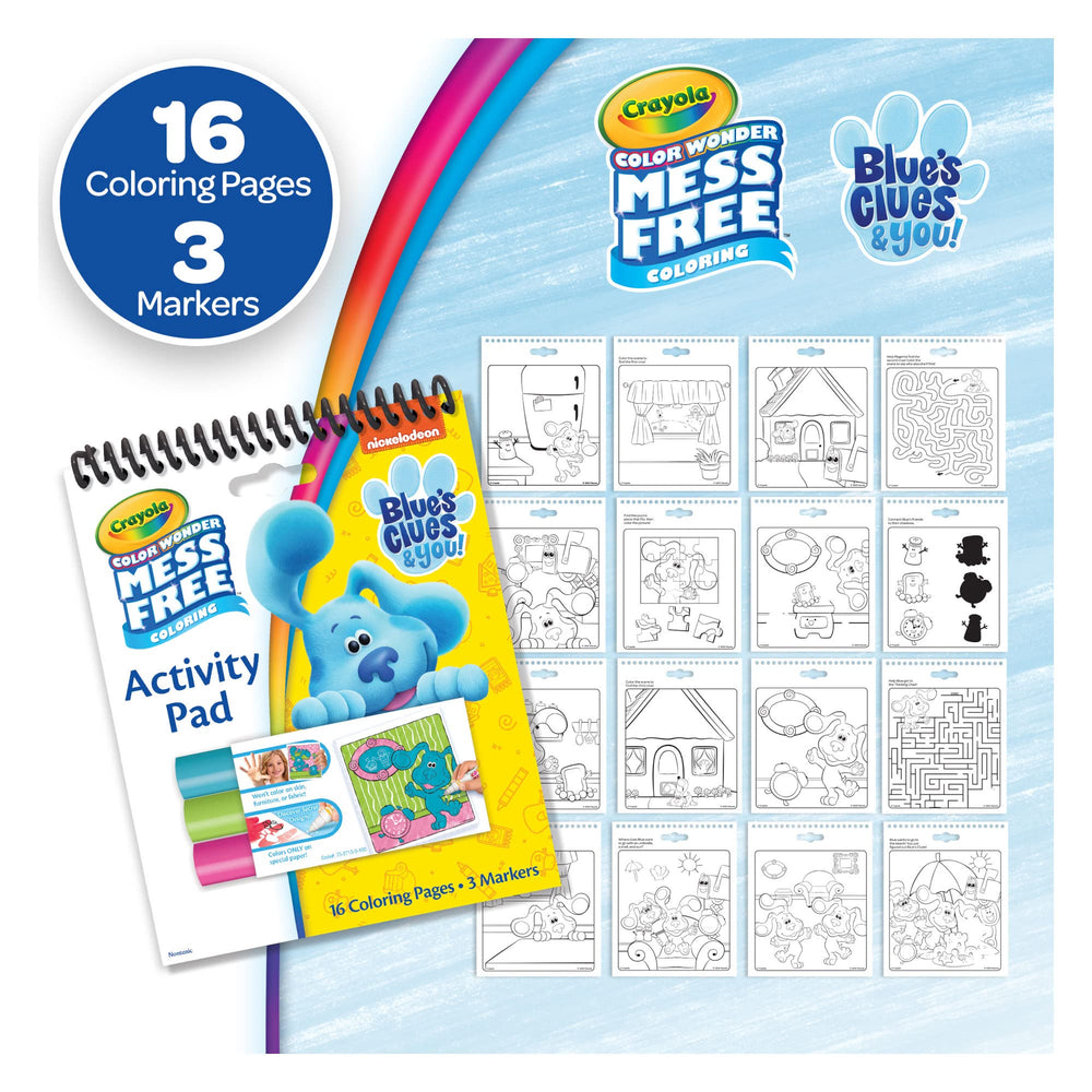Crayola Color Wonder activity pads keep kids entertained during car trips