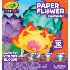 Crayola Paper Flower Kit β 12 wicking flowers for hands-on color-changing science.