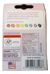 Crayola Pearl Crayons highlight metallic pigments for vibrant drawings and projects.