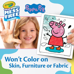 Crayola Peppa Pig characters bring familiar friends to art time.