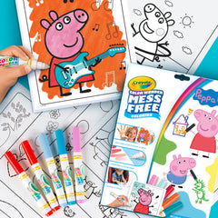 Crayola Peppa Pig Color Wonder paper keeps colors contained and easy to clean.
