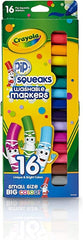 Crayola Pip-Squeaks markers wash off skin and fabrics