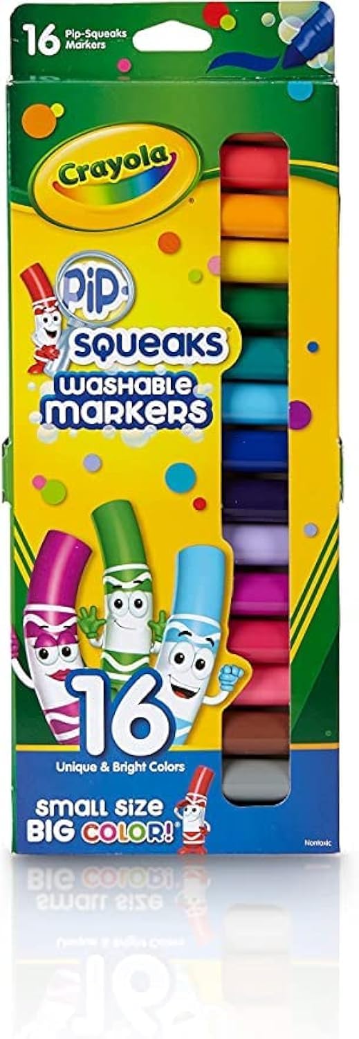 Crayola Pip-Squeaks mini markers in a color assortment for kids' crafts
