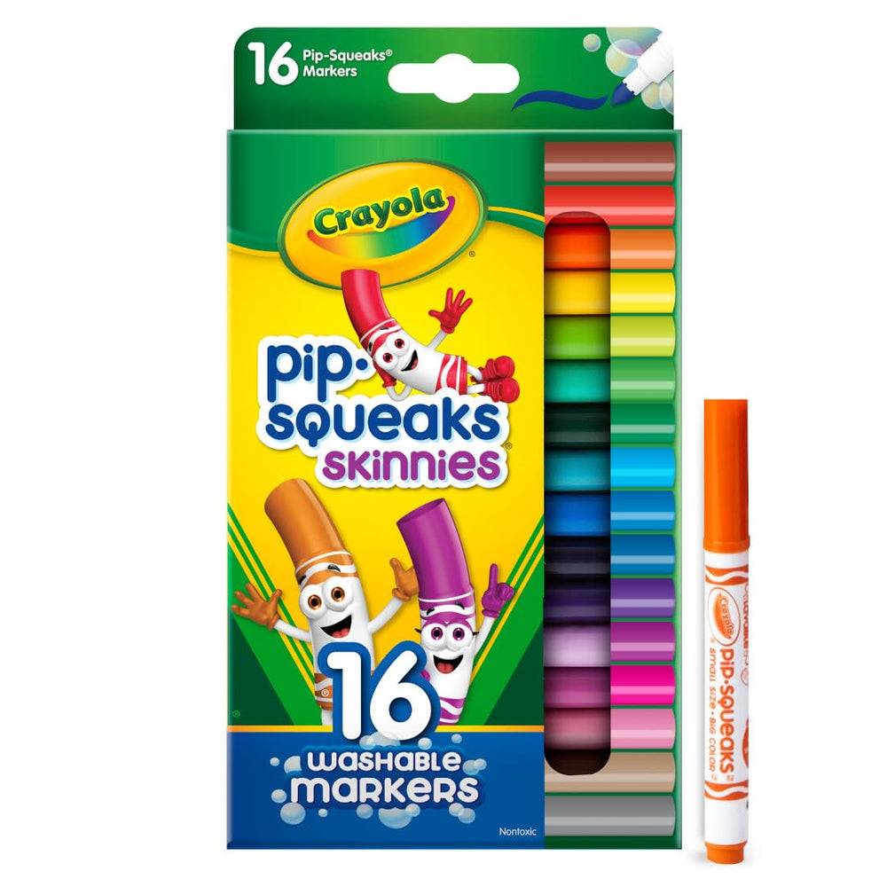 Crayola Pip Squeaks Skinnies in small hands enable precise coloring