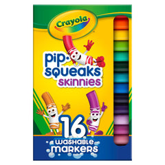 Crayola Pip Squeaks Skinnies swatches show vibrant colors for tiny hands
