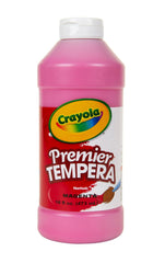 Crayola Premier Tempera Magenta bottle shows rich color for classroom projects
