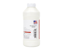 Close view of Crayola Premier Tempera White squeeze bottle for classroom projects