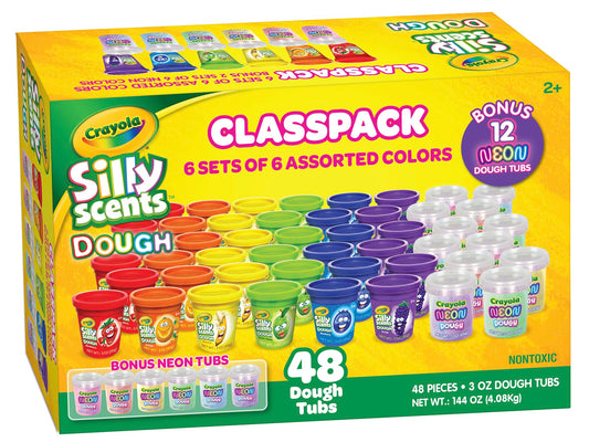 Crayola Scented Dough red strawberry tub supports sensory play and color learning