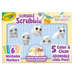 Crayola Scribble Scrubbie Baby Pets nursery backdrop for imaginative play