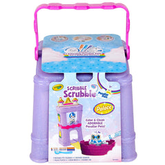 Crayola Scribble Scrubbie Peculiar Pets unicorn in palace for color-and-wash play