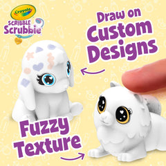 Crayola Scribble Scrubbie Pets 2-pack for mix-and-match outfits