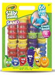Crayola Silly Scents sand tub blue-blueberry for tactile exploration and imagination