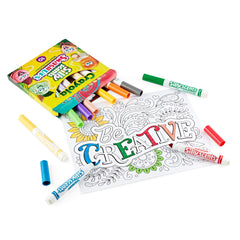 Scent-inspired Crayola markers with strawberry shortcake and caramel macchiato fragrances.