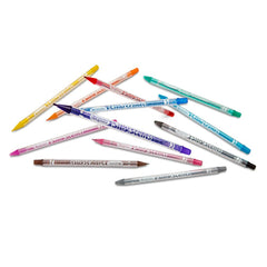 Close-up of Crayola Silly Scents Twistables showing vibrant color and scent.