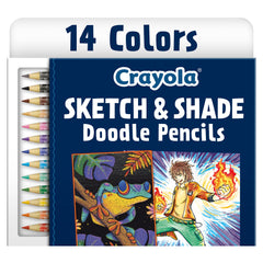 Durable Crayola pencils with rich pigment for long-lasting projects