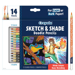 Thoughtful gift option for artists using Crayola Sketch and Shade pencils