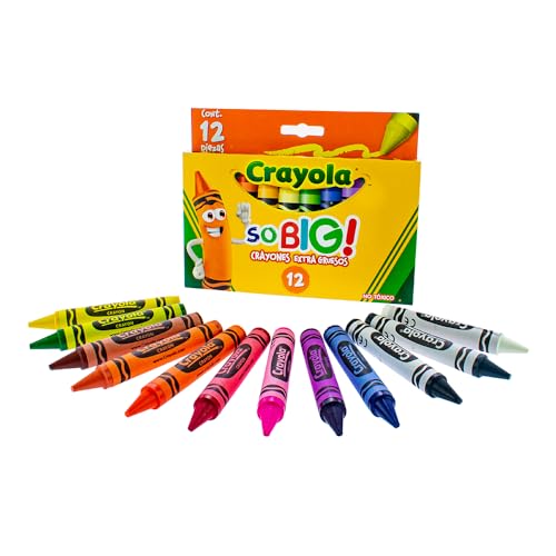 Crayola So Big color swatches showcase true, vibrant hues for creative projects