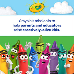Crayola toddler art set in action supports creativity and self-expression.