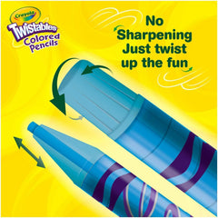 Crayola Twistables coloring on the go is convenient for travel.