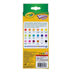 Crayola Twistables no-sharpening design for mess-free coloring sessions.
