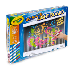 Crayola Ultimate Light Board removable tracing panel makes learning outlines easier.