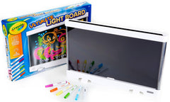 Crayola Ultimate Light Board White drawing board glows for vivid tracing and doodling sessions.
