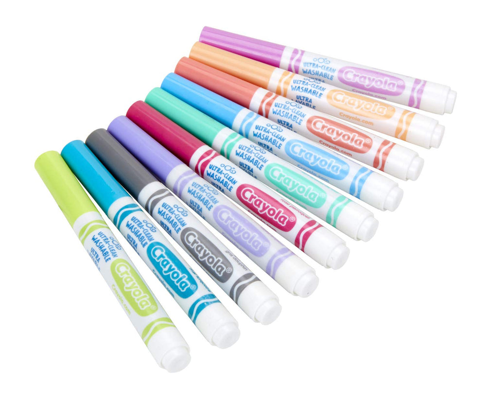 Crayola Ultra Clean washable markers kids drawing with easy cleanup
