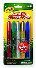 Crayola Glitter Glue Bold Blazes green tube brings lively sparkle to scrapbooks.