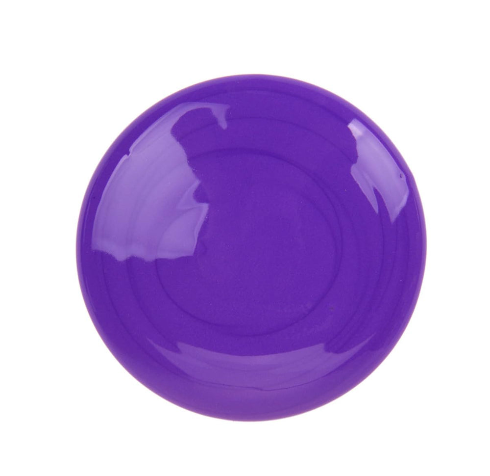 Crayola Violet brush stroke sample demonstrating opaque finish on paper