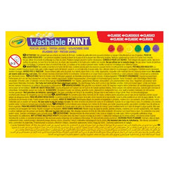 Crayola Washable Paint yellow bottle encourages sunny crafts with easy rinses