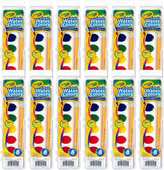 Crayola washable watercolor 12-set bulk pack for classrooms and group projects.
