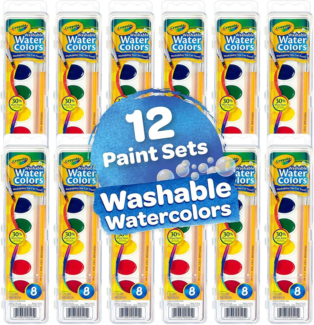 Crayola watercolor paint brush included for immediate creativity.