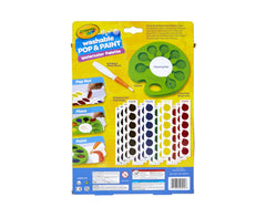 Crayola Watercolor Pop & Paint Palette portable for on-the-go art.