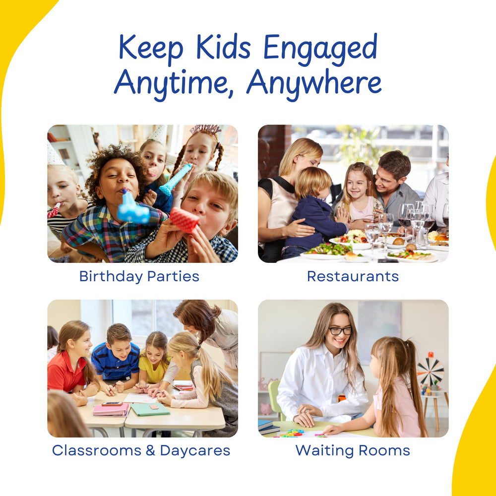 CrayonKing case suitable for restaurants and hospitals to entertain kids.