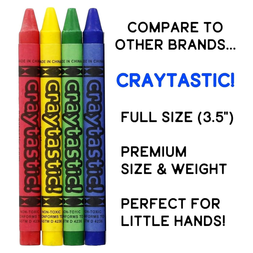 Craytastic non-toxic crayons safe for children five and up