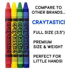 Craytastic non-toxic crayons safe for children five and up