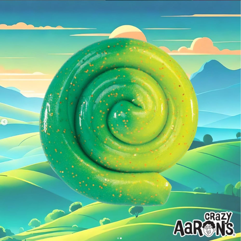 Playful tearing and rolling action with Thinking Putty