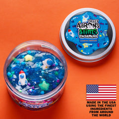 Crazy Aaron's Cosmic Matter blue water slime inspires imaginative play for kids ages 3+