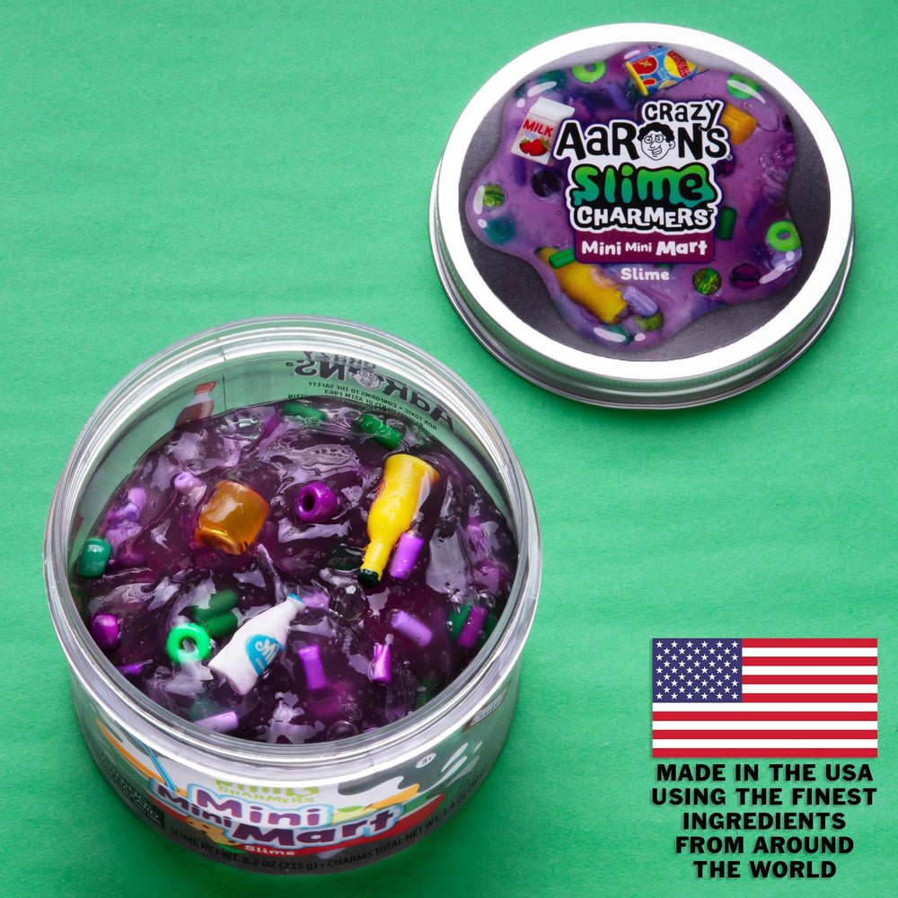 Crazy Aaron's Slime Charmers assorted charms support collaborative play and sharing.