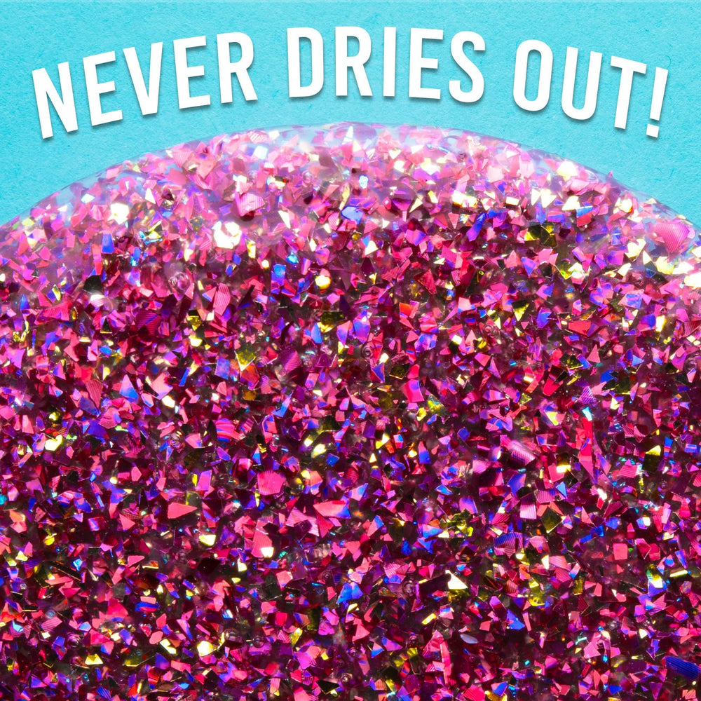 Crazy Aaron's Thinking Putty non-drying formula stays ready for play.